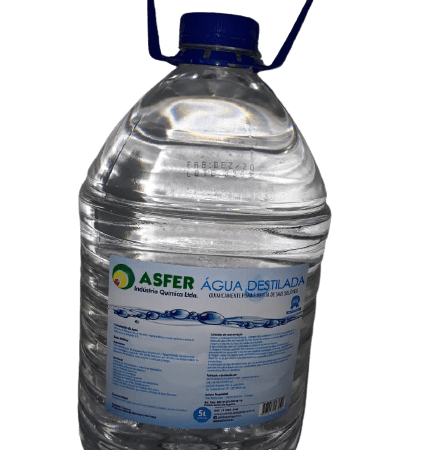 Água Destilada 5L Asfer