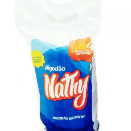 Algodão Hidrófilo 500g Nathalya Nathy Pacote c/1 und