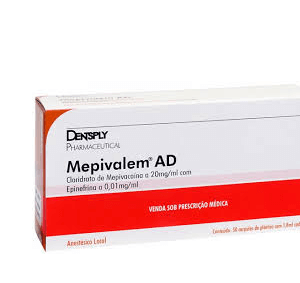 Anestésico Mepivalem AD Caixa c/ 50 Und