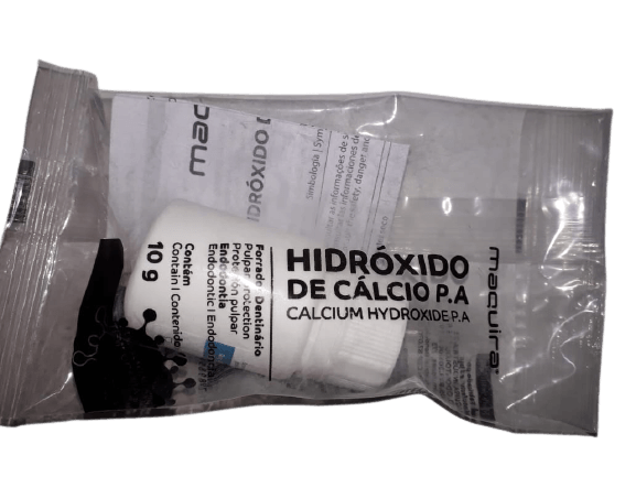 Hidróxido de Cálcio P.A 10g Maquira 1 Hidróxido de Cálcio P.A 10g Maquira