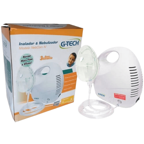 Inalador Nebulizador G-Tech Nebcom IV 1 Inalador Nebulizador G-Tech Nebcom IV