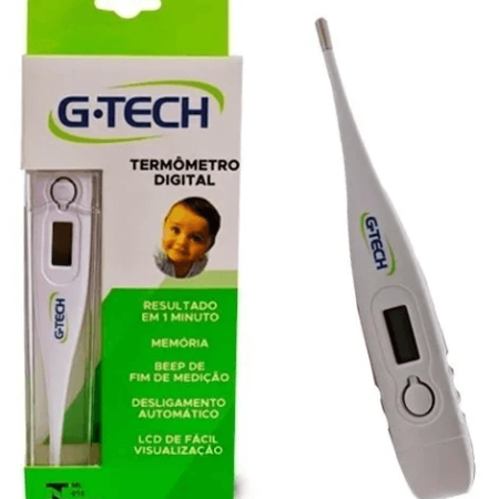 Termômetro Digital G-Tech Branco 1 Und